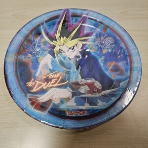 Yu-Gi-oh! Yugioh Package Plates 9in 1996 Party Supplies "It's Time To Duel" VTG